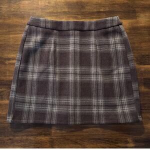 Commense Women's XS Skort Plaid Mini Skirt With Shorts Plaid Preppy Schoolgirl